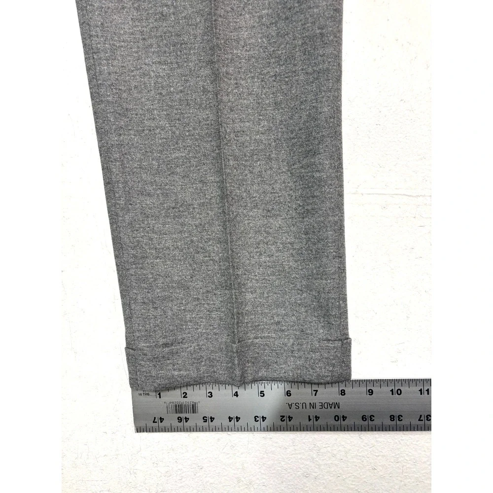 vtg Ermenegildo Zegna Italy 46R 40x30 Heather Gray 2pc Pant Suit Light Flannel